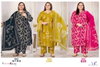 Plus Size Glory Vol 1 By Moksh Lichi Viscose Handwork Kurti With Pant And Dupatta Wholesale Distributors In India